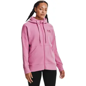 Women's jacket Under Armour à capuche Rival Fleece Full Zip image-1
