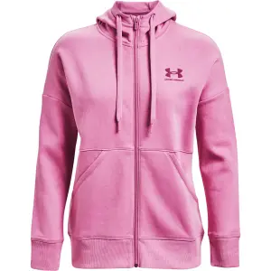 Women's jacket Under Armour à capuche Rival Fleece Full Zip image-0
