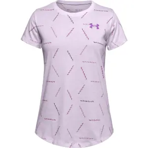Camiseta de chica Under Armour à manches courtes Twitch Multi Print image-0