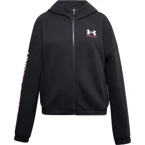 Chaqueta de niña Under Armour à capuche Rival Fleece Full Zip image-0
