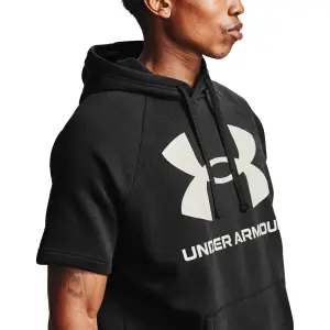 Sudadera con capucha Under Armour et manches courtes Rival Fleece Big Logo image-6