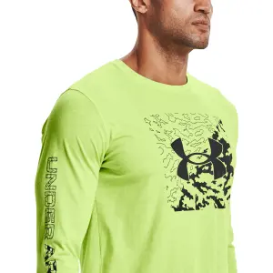 Camiseta Under Armour à manches longues Camo Box Logo image-5