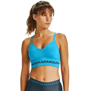 Reggiseno da donna Under Armour de sport Seamless Low Long Heather image-1