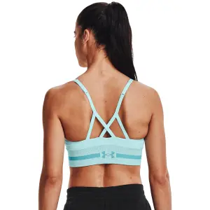 Behå för kvinnor Under Armour de sport Seamless Low Long Heather image-3