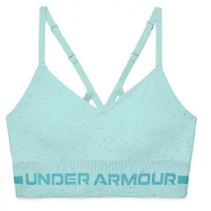 Behå för kvinnor Under Armour de sport Seamless Low Long Heather image-0