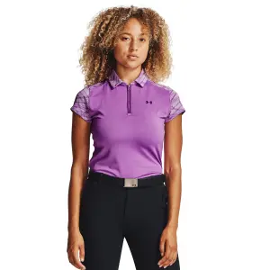 Women's polo shirt Under Armour à manches courtes Zinger Zip image-1