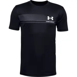 Camiseta de niño Under Armour à manches courtes Tech Lockup Stripe image-0
