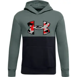 Sudadera con capucha para niños Under Armour Rival Fleece imprimé Logo image-0