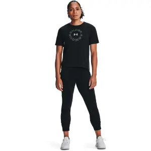 Camiseta de mujer Under Armour à manches courtes Wordmark Graphic image-1