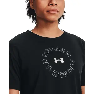 Camiseta de mujer Under Armour à manches courtes Wordmark Graphic image-5