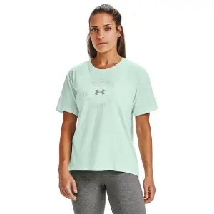 Camiseta de mujer Under Armour à manches courtes Wordmark Graphic image-2