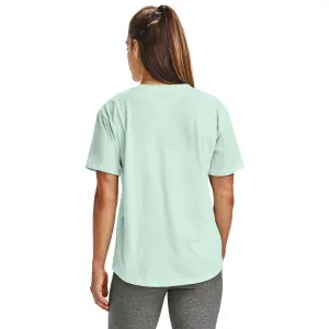 Camiseta de mujer Under Armour à manches courtes Wordmark Graphic image-4