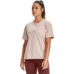 Camiseta de mujer Under Armour à manches courtes Wordmark Graphic image-2