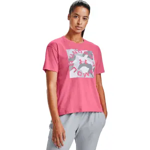 Camiseta de mujer Under Armour à manches courtes Camo Graphic image-2