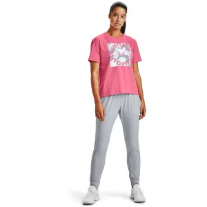 Camiseta de mujer Under Armour à manches courtes Camo Graphic image-1