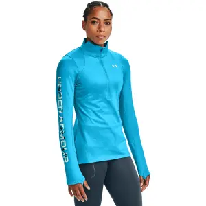 Women's jersey 1/2 zip coldgear armour graphic image-0