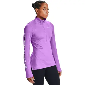 Women's jersey 1/2 zip coldgear armour graphic image-0