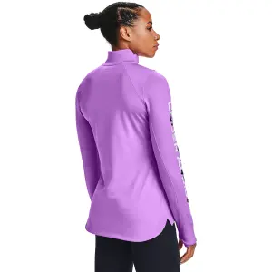 Women's jersey 1/2 zip coldgear armour graphic image-1