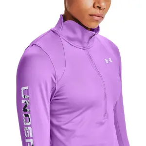 Women's jersey 1/2 zip coldgear armour graphic image-5