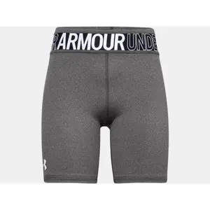 Pantalones cortos de ciclismo para niñas Under Armour HeatGear® Heathered image-0