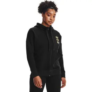Women's hooded jacket Under Armour Rival Fleece Multilogo Full Zip image-2