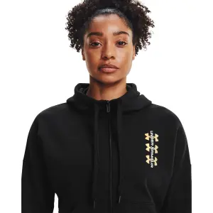 Women's hooded jacket Under Armour Rival Fleece Multilogo Full Zip image-5