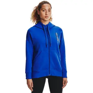 Felpa da donna con cappuccio Under Armour Rival Fleece Multilogo Full Zip image-2