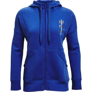 Felpa da donna con cappuccio Under Armour Rival Fleece Multilogo Full Zip image-0
