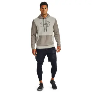 Sweat armour fleece textured big logo hoodie image-1