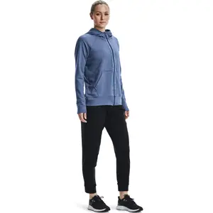 Women's hooded jacket Under Armour Rival Terry Taped image-2