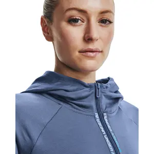 Women's hooded jacket Under Armour Rival Terry Taped image-5
