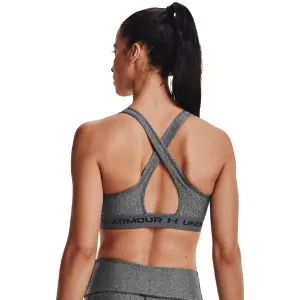 Soutien feminino Under Armour à dos croisé et maintien modéré Heather image-3