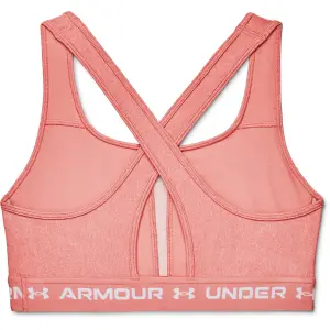 Soutien feminino Under Armour à dos croisé et maintien modéré Heather image-2
