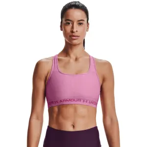 Women's bra Under Armour à dos croisé et maintien modéré Heather image-1