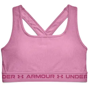 Women's bra Under Armour à dos croisé et maintien modéré Heather image-0