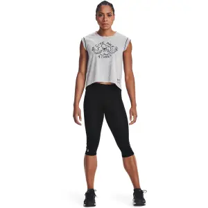 Maillot de mujer Under Armour à manches courtes give pace a chance image-1