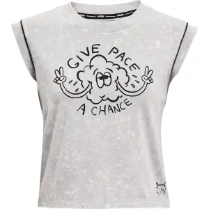 Maillot de mujer Under Armour à manches courtes give pace a chance image-0