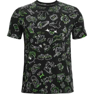 Jersey Under Armour à manches courtes imprimé run your face off image-0