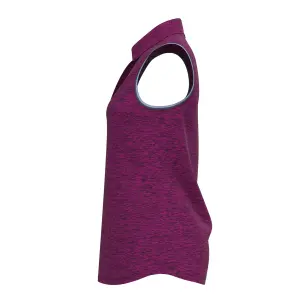 Women's polo shirt Under Armour sans manches avec col à rayures Zinger image-2