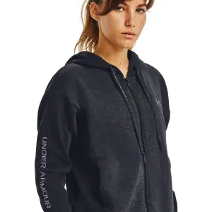 Women's hoodie Under Armour Rival Fleece Embroidered Full Zip image-5