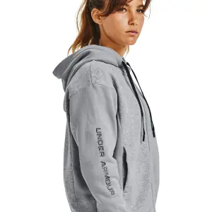 Women's hoodie Under Armour Rival Fleece Embroidered Full Zip image-5