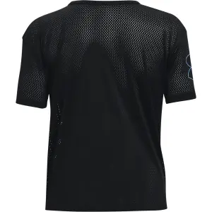 Camiseta de mujer Under Armour à manches courtes et motif en mesh Geo image-2