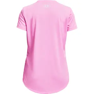 Mädchen-T-Shirt Under Armour à manches courtes et motif Tech Big Logo image-1