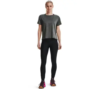 Top ventilado de manga corta para mujer Under Armour Tech image-1