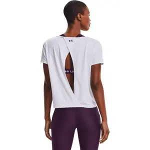 Top ventilado de manga corta para mujer Under Armour Tech image-4