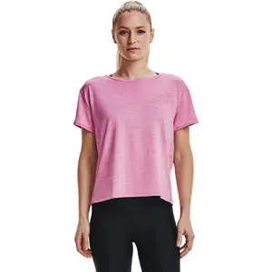 Top ventilado de manga corta para mujer Under Armour Tech image-2