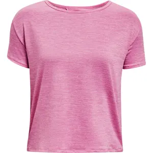 Top ventilado de manga corta para mujer Under Armour Tech image-0