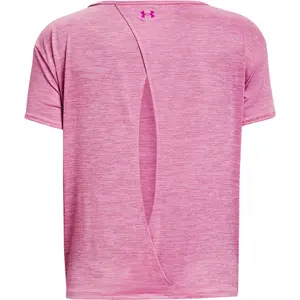 Top ventilado de manga corta para mujer Under Armour Tech image-3