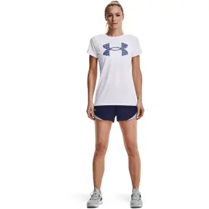Camiseta de mujer Under Armour à manches courtes Tech Graphic image-1