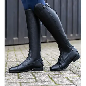 Botas de montar de cuero HKM Titanium Style Extra Short/Width L image-3